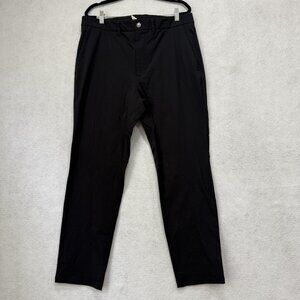 CRZ Yoga Pants Mens 36W Black Stretch Golf Trouser Lightweight Casual Athletic